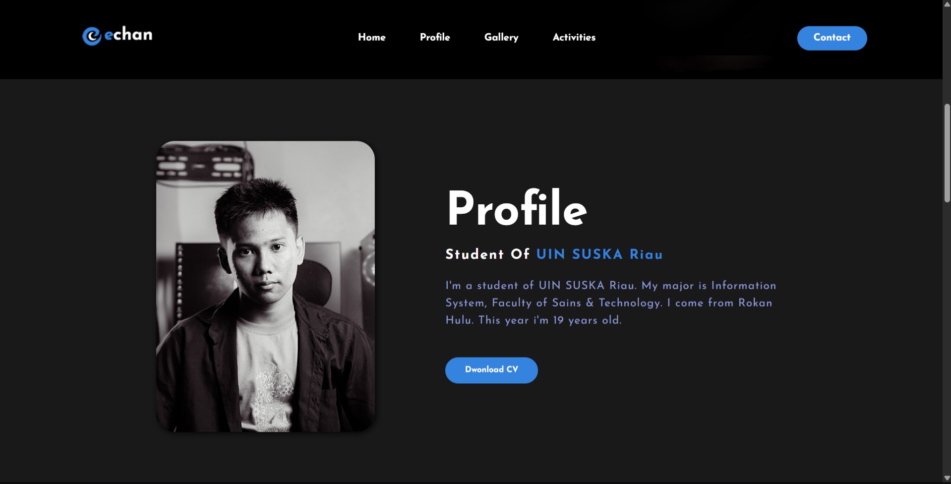 Web Profile Screenshot 2