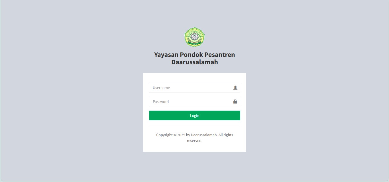 Web Yayasan Daarussalamah Screenshot 4